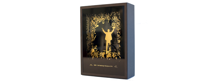 Hans Musikpreis 2014 Trophäe