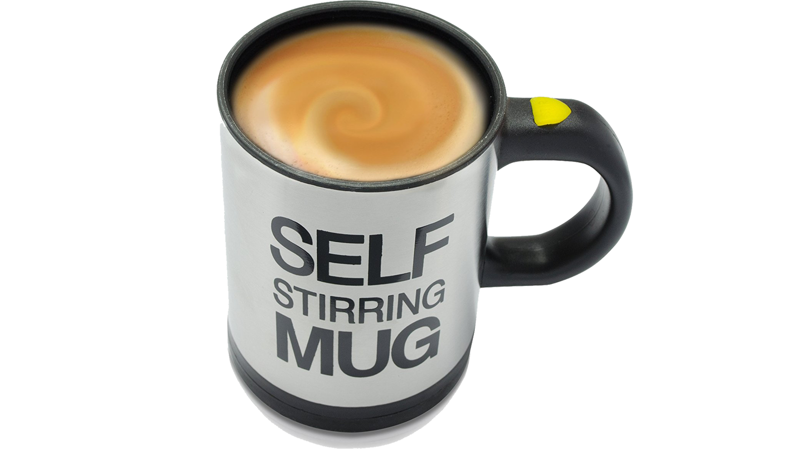 Eine sich selbstrührende Tasse 