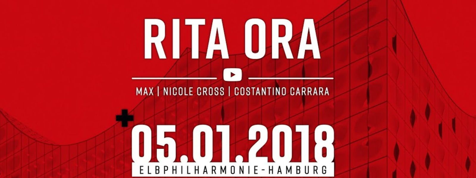 Rita Ora Live in der Elbphilharmonie Channel Aid live in der Elphi