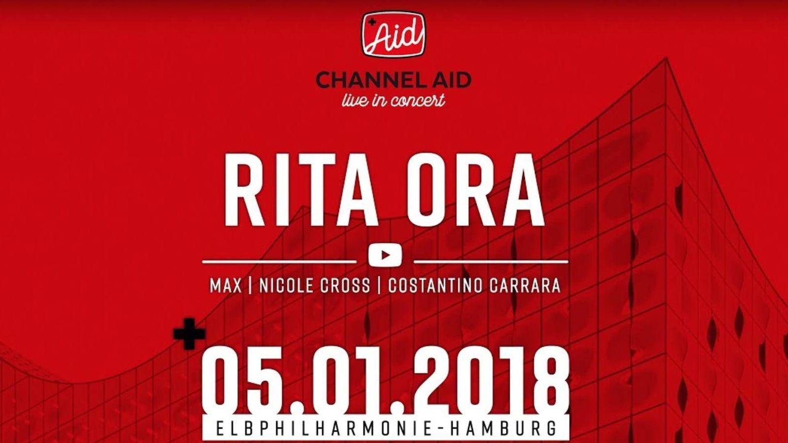 Rita Ora Live in der Elphi Channel Aid Live in der Elbphilharmonie