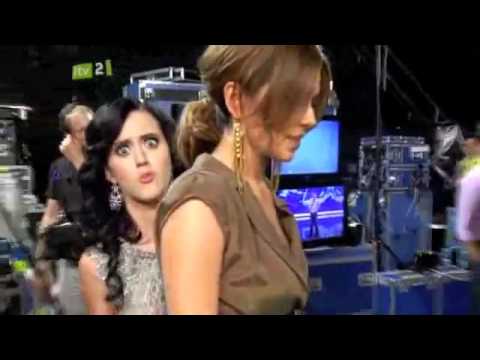 X Factor - Katy Perry and Cheryl Cole Irish dancing